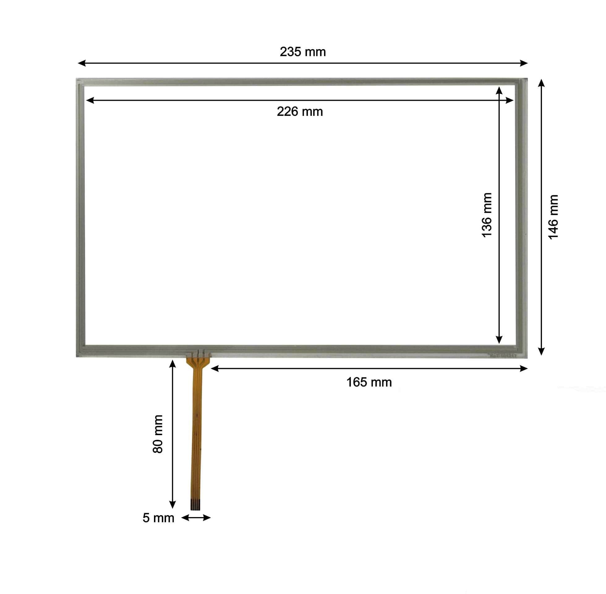 Touch Screen for MCGS TPC1031KT HMI Operator Panel