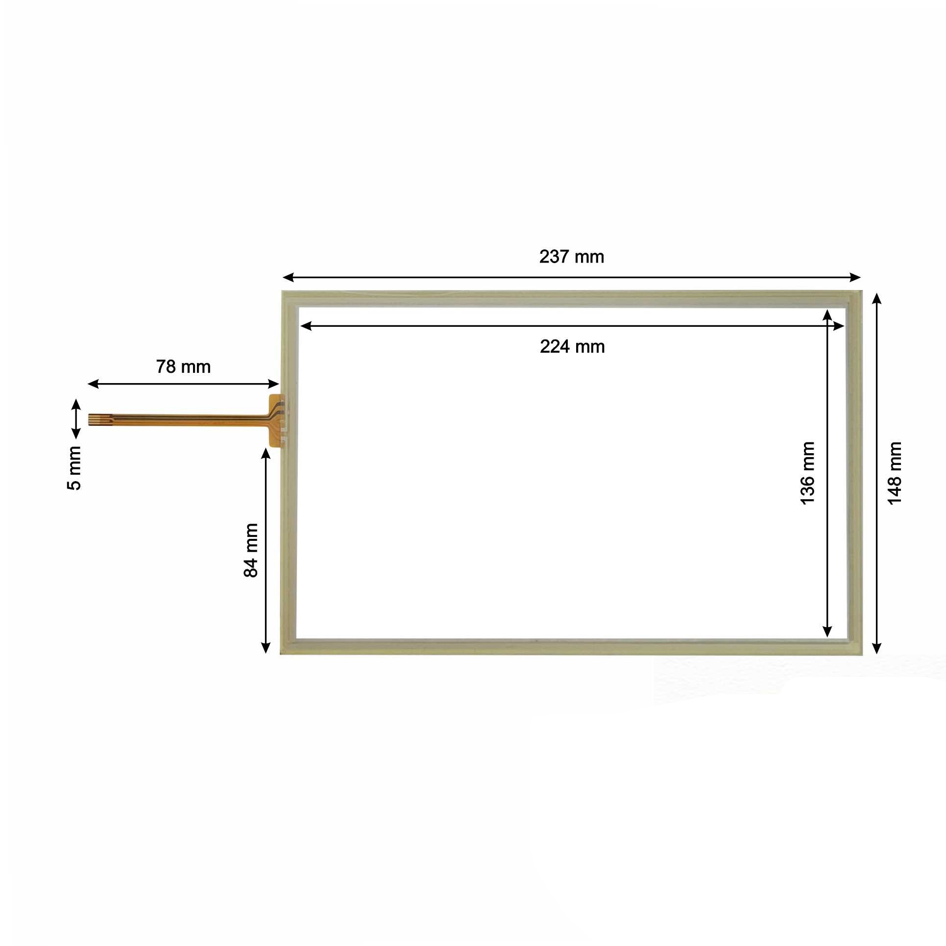 Touch Screen for Weinview TK6100I HMI Operator Panel