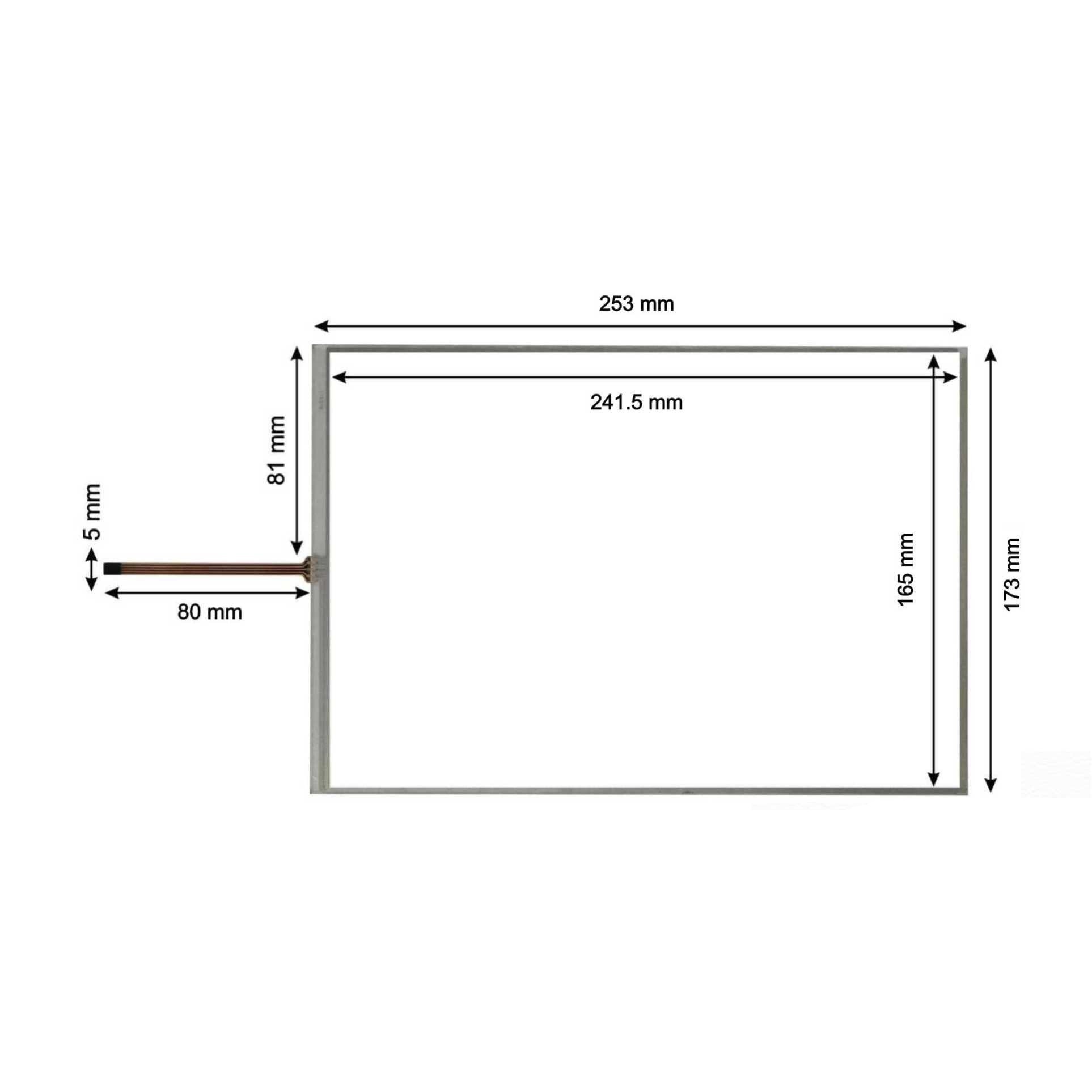 Touch Screen for Delta DOP-AE10THTD1 HMI Panel