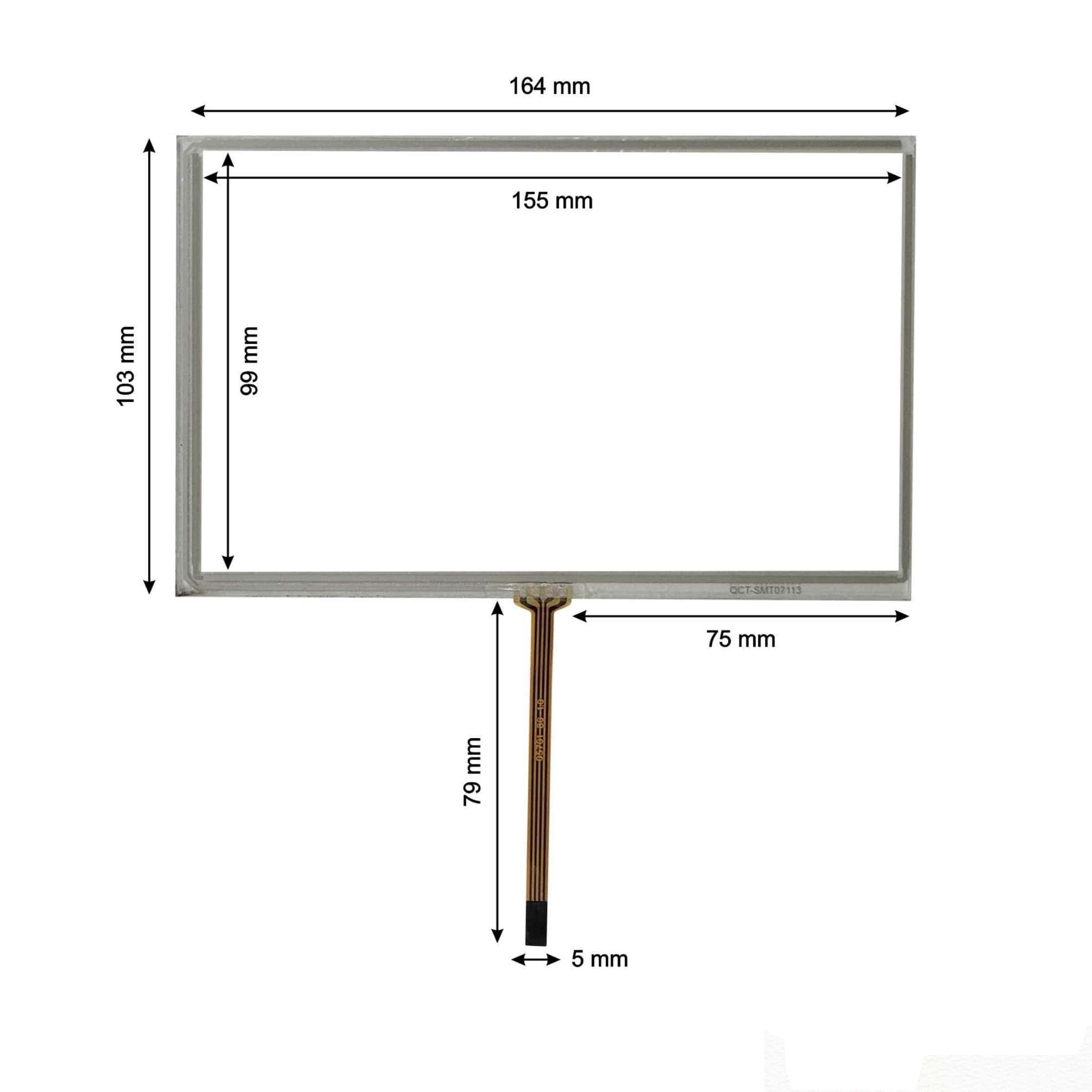 Touch Screen for Delta DOP-B07S415 HMI Panel