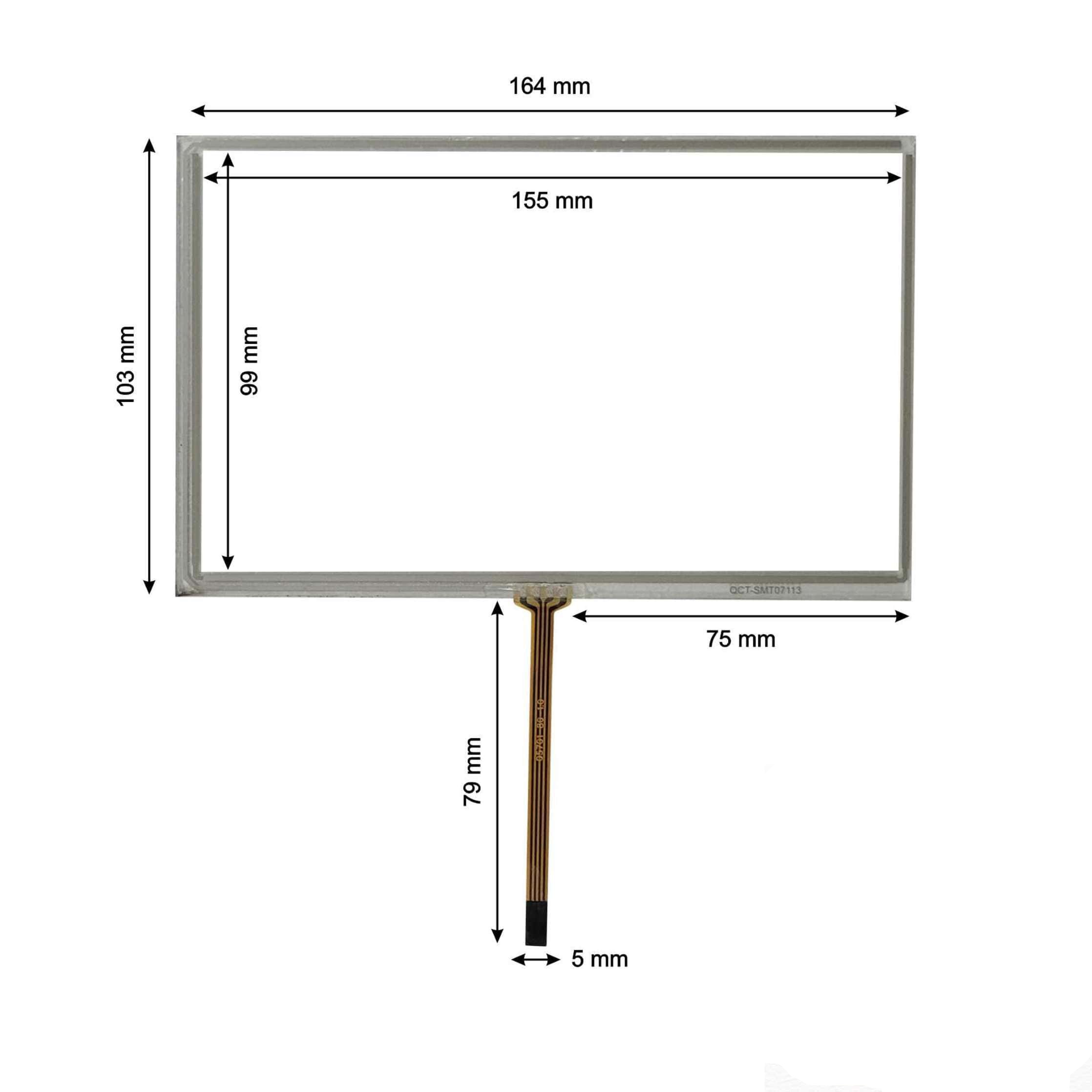 Touch Screen for Delta DOP-B07S411 HMI Panel