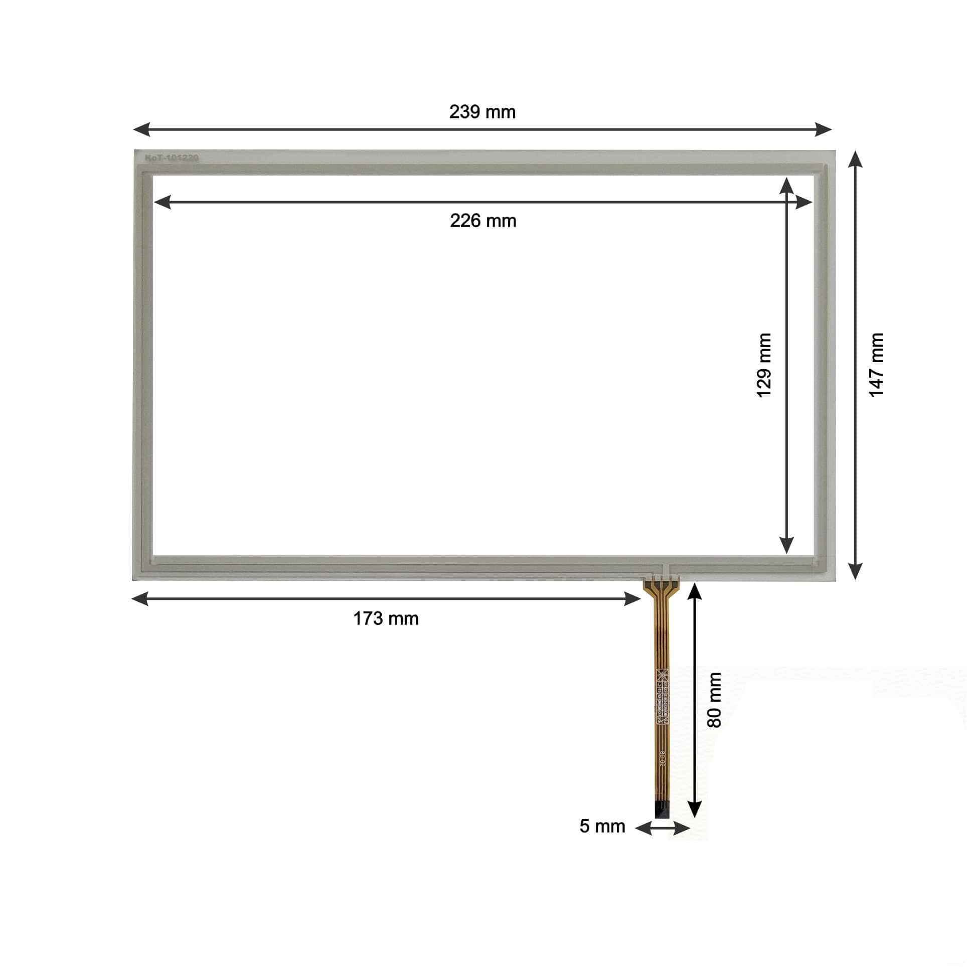 Touch Screen for Delta DOP-110WS HMI Operator Panel