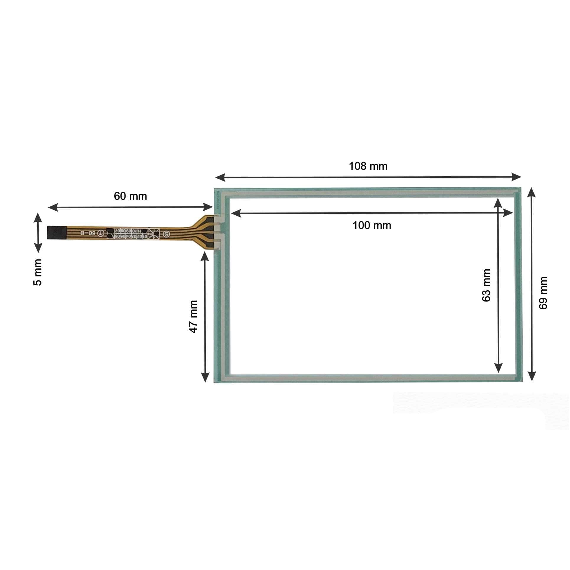 Touch Screen for Delta DOP-B07S200 HMI Panel